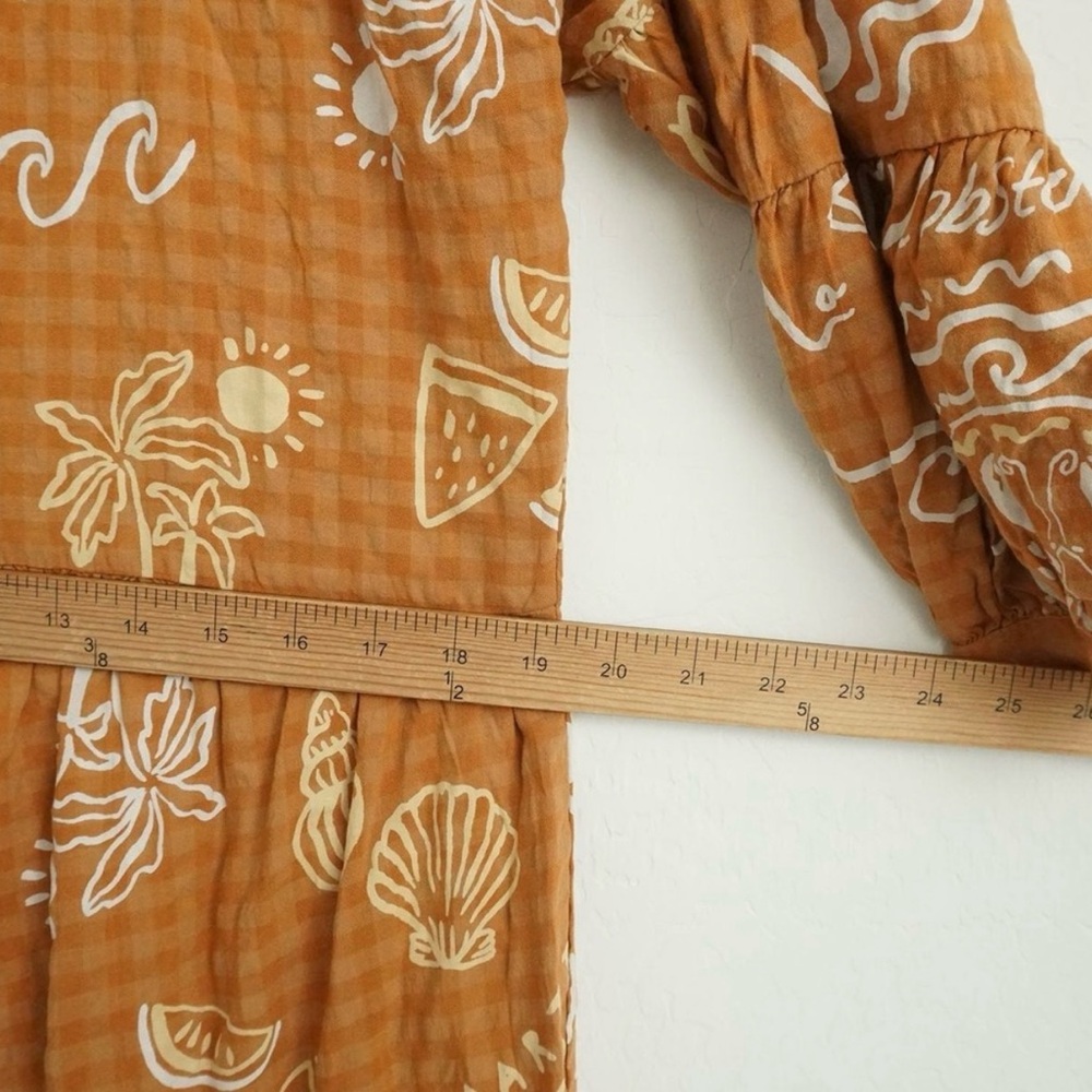 Anthropologie Brown Long Sleeve Dress - Picture 7 of 10